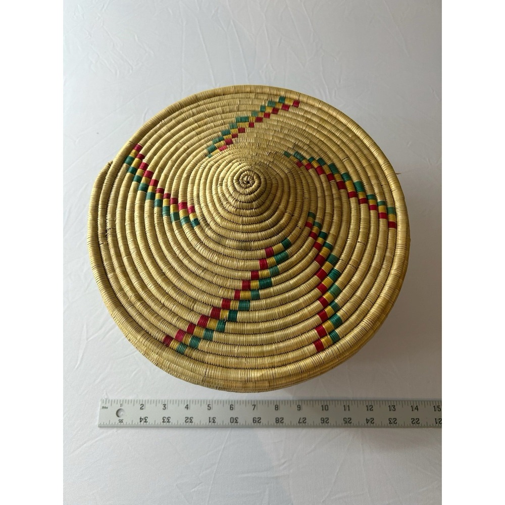 VTG Ethiopian Hand Woven Mesob Basket